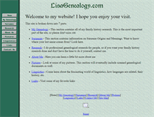 Tablet Screenshot of lisagenealogy.com